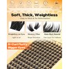 Spiky Manga Lash Clusters 180pcs D Curly Cluster Eyelash Extensions