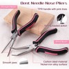 LEONTOOL 2 Piece Tip Leads Pliers, Tapered Pliers, Set of