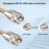 XRDS -RF 30FT RG8X Coaxial Cable with UHF Male PL259