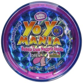 Bubble Mania Yo Yo Mania Bubble Gum Nugget Yo Yo Novelty Candy Toy (Pack of 12)