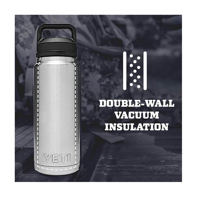 YETI Rambler Bottle Chug, Vaccum Insulated Stainless Steel Bottle with