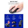 Sanwa Direct 400-MA125BK Bluetooth Mouse, Silent, 5 Buttons, Back/Forward Buttons,