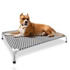 Elevated Outdoor Dog Bed, Large Size, Cotton Material, Non-Slip Feet,