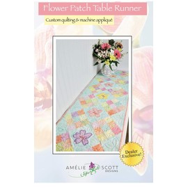 Amelie Scott Designs Flower Patch Table Runner Pattern
