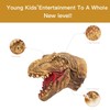 Yolococa Dinosaur Hand Puppet Toys T-rex Puppets Soft Rubber Realistic