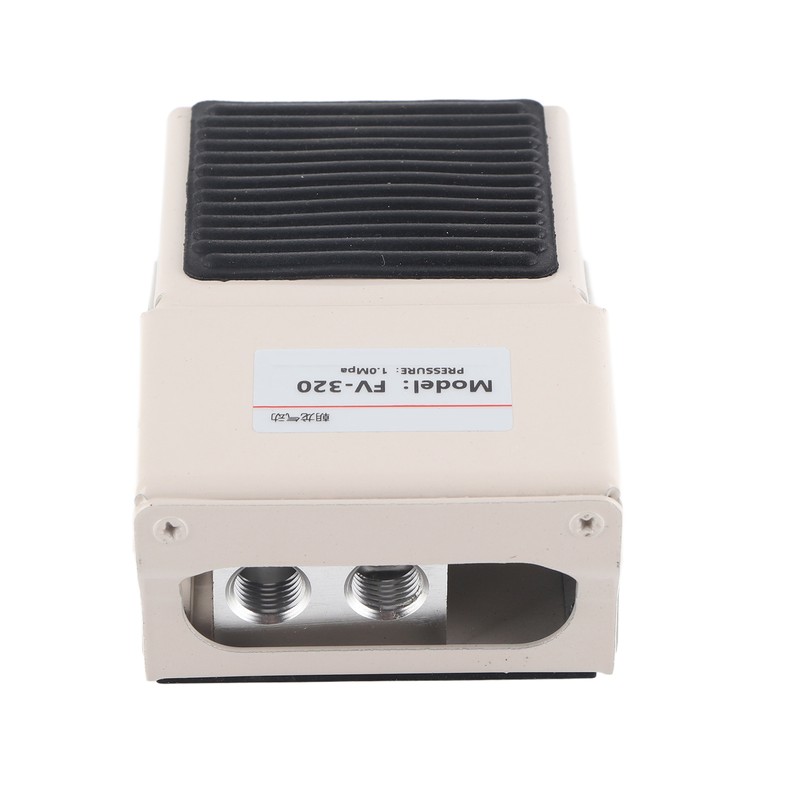 Pneumatic Pedal Valve Two Position Three Way Threaded Non Slip