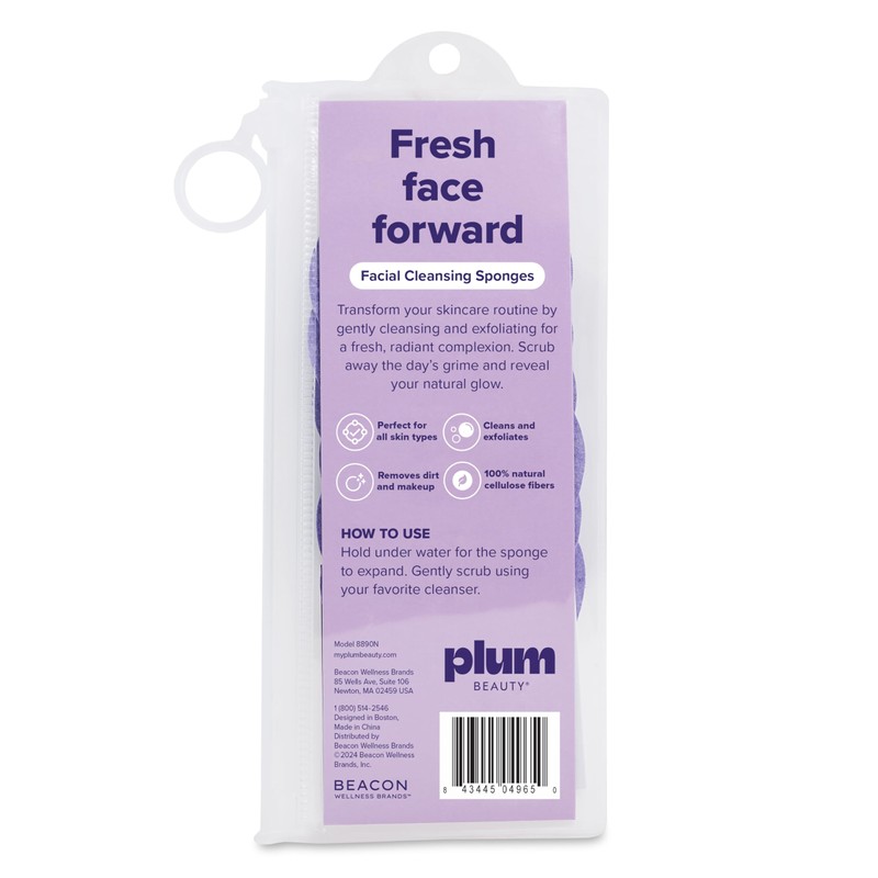 Facial Cleansing sponges - 6 ct