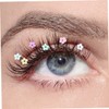 Gatuida 4Pairs Sequins False Eyelashes Set Lashes with Butterflies and
