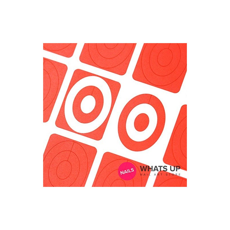 Whats Up Nails - Oval Vinyl Tape Stencils for Nail