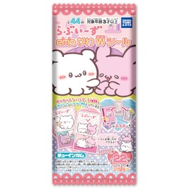 Love Izuemo Kawa W Stickers, Pack of 20, Candy Toy, Gum