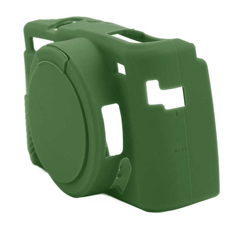 Camera Silicone Case with Removable Lens Cover Precise Cutouts Soft