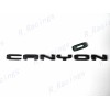 GMC 4PCS Gloss Black Door Rear AT4 Canyon OVERLAY Emblems