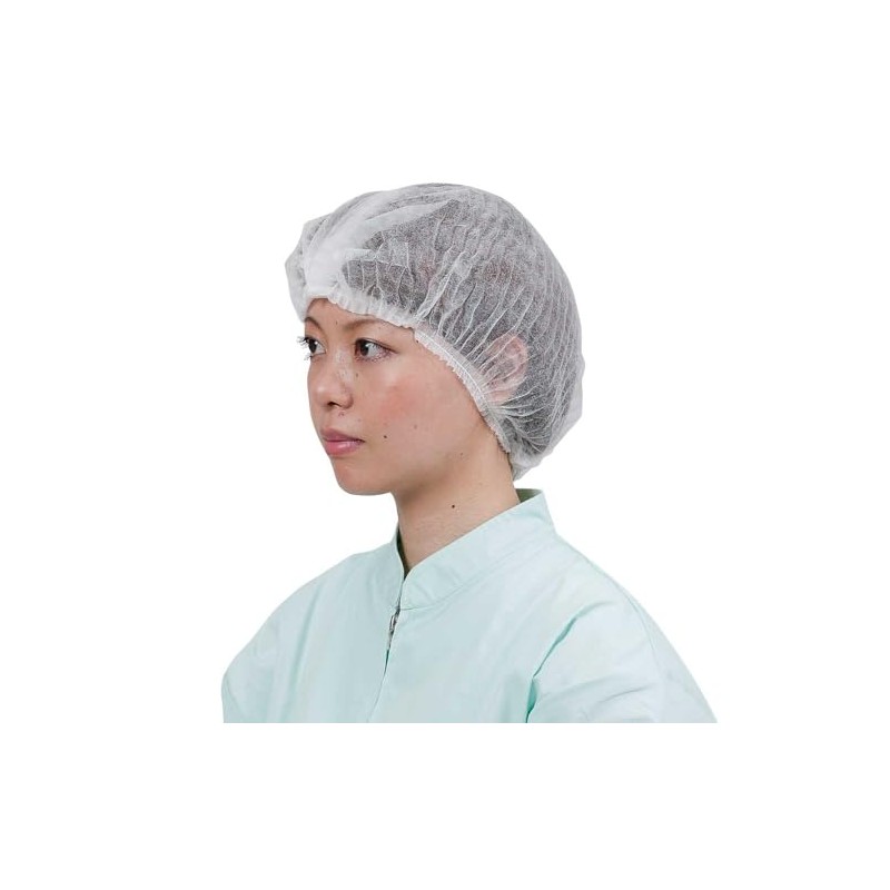 Kawanishi Industrial Clean Bells Non-Woven Disposable Hair Caps, 100 Pieces,