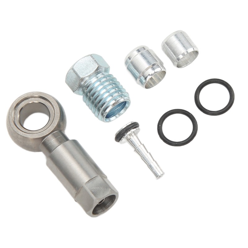 Bike Olive Hose Fittings Kit Stainless Steel Five Wire Body