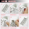[Amerlery] No Tie Shoelaces, Stretchable, Elastic Flat Laces, Laces, 43.3