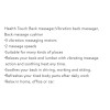 Health Touch Back Lumbar Heated Massager Vibration Soothing Relaxation 3