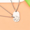 Matching Couples Necklaces for Him and Her Boyfriend Girlfriend Puzzle