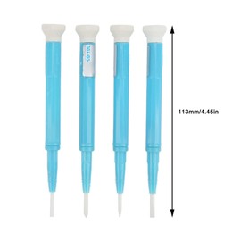 Ceramic Screwdriver, Non Inductive, Flexible Operation, Scratch-Resistant Adjustment Screwdriver with Rotating Cover for Resistance, Capacitance, Inductance