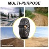 2Pcs Car Escape Board Chain Design Portable Anti Slip Rugged