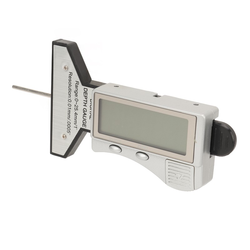 Digital Tire Depth Gauge Accurate Zeroable Car Tyre Meter Measurer