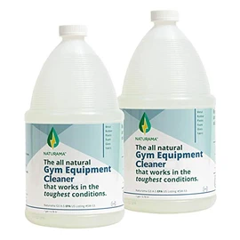 Naturama Yoga Mat Cleaner - Eco-Friendly Gym Equipment Cleaner, Works Great On Exercise Machines, Mats, Sports Gear. Cleans sweat without slippery residue. unscented and Hypoallergenic. (1G x 2)