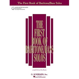 The First Book of Baritone/Bass Solos: Book/Online Audio (First Book of Solos)