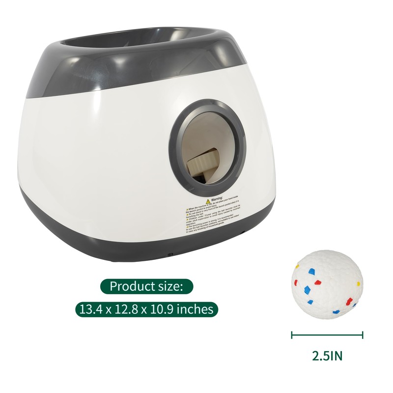 Elevon Dog Ball Thrower Launcher, Automatic Ball Launcher for Large