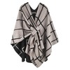 nratto Women's Elegant Shawl Wraps, Soft Open/Cross Front Poncho Cape,