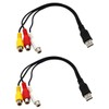 CAXUSD USB to Audio Cables Set Adapter for Tv and