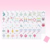 160 Pink Engraved American Mahjong Tiles Set with Carrying Bag