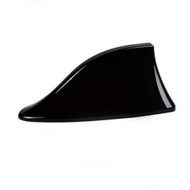 GOZAR ABS Plastic Roof Style Shark Fin Antenna Radio Signal Antennas Universal for Most Cars Black