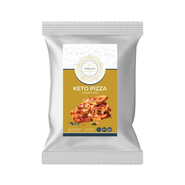 Tinello Low Carb Keto Pizza Crust Mix Made in Italy,