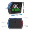 MIOLLYBO Car HUD Headup Display KM/H MPH Digital Speedometer with