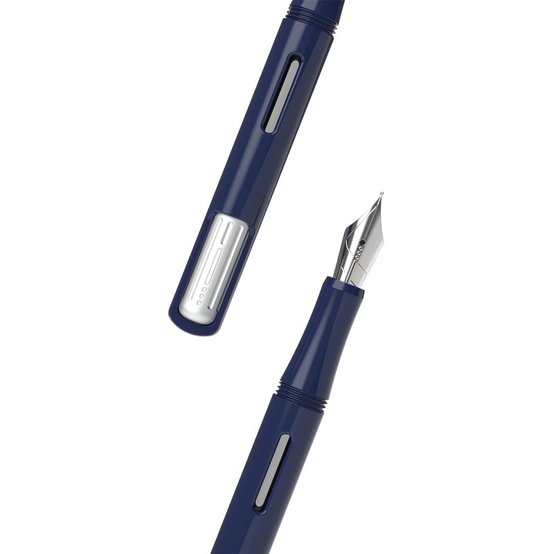 Endless Captiva Fountain Pen - Deep Ocean - Chrome -