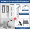 Aolawco Set of 2 Solar Balcony Power Station Brackets, Balcony