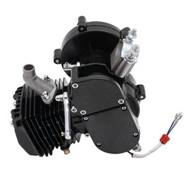 GMSLuu 80cc 2-Stroke Motorized Bicycle Bicycle Engine, Bicycle Engine Kit for 26-28" Wheeled Bikes with V-Frames. (Black)