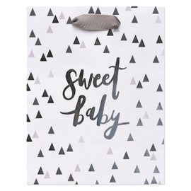 Papyrus 9" Medium Gift Bag (Sweet Baby) for Baby Shower, Baby Sprinkle, Baby's 1st Birthday and All Baby Occasions (1 Bag)