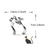 WJSYSHOP Cat with Long Tail Shape Cookie Cutter
