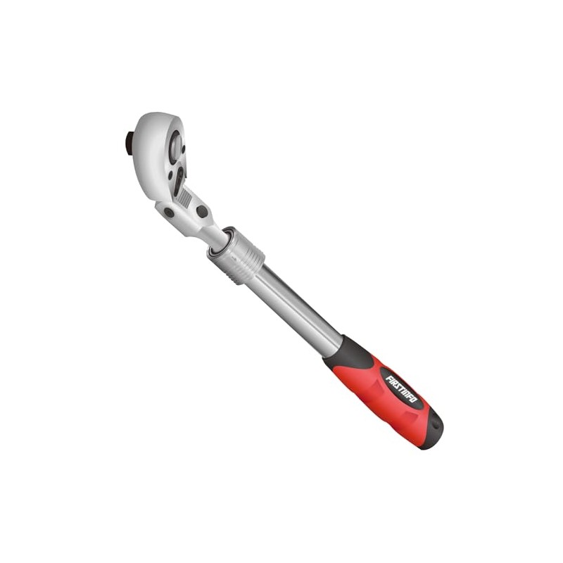 FIRSTINFO - Llave de carraca extensible flexible de 1/2 pulgada