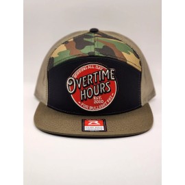 Richardson 168 7-Panel With Custom Embroidery (OVERTIME HOURS) Patch