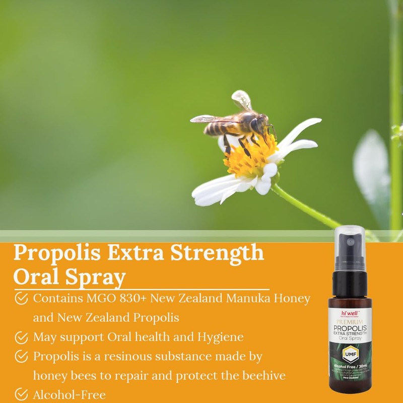 Hi Well Premium Propolis Extra Strength MGO 830+ Oral Spray