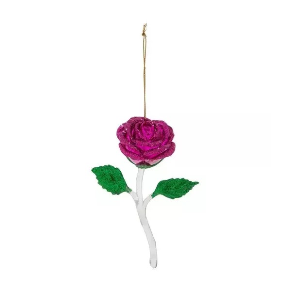 Unbranded Glitter Rose Ornament For Someone you Love -Great Gift
