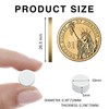 40PCS Multi-Use Premium Epoxy Coating Small Round Magnets,White Neodymium Disc