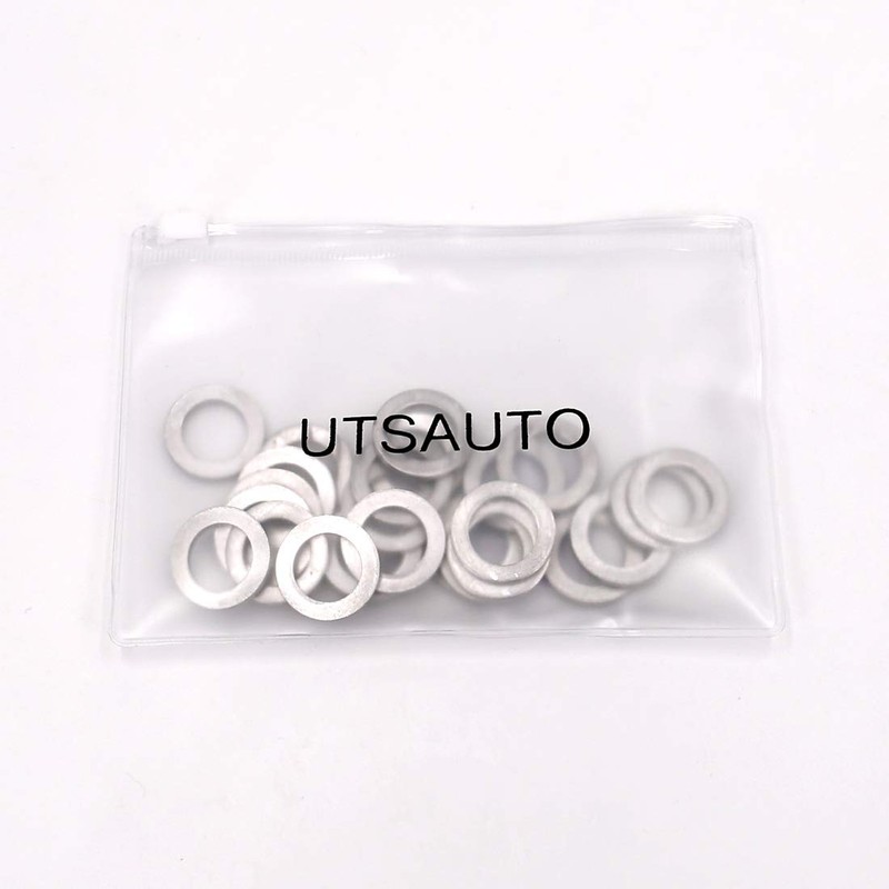 UTSAUTO Drain Plug Gaskets Oil Crush Washers Seals 25 Packs