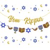 Kreatwow Yom Kippur Banner Jewish New Year Decoration Rosh Hashanah