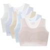 Herepai - Bralettes de entrenamiento para niñas, sin costuras, chaleco