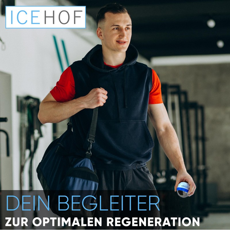 ICEHOF Massage Ball with Cooling Gel - Wellness Cold/Hot Therapy