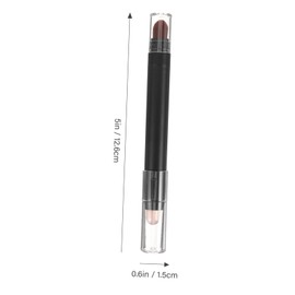 Minkissy Dual-end Eye Shadow Stick Brush Precision Application Reusable Easy to Clean for Women