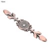 10pcs Zinc Alloy Cabinet Handle Back Plate Retro Style Single