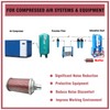X10 Air Compressor Muffler 1" NPT Male, Air Exhaust Silencer